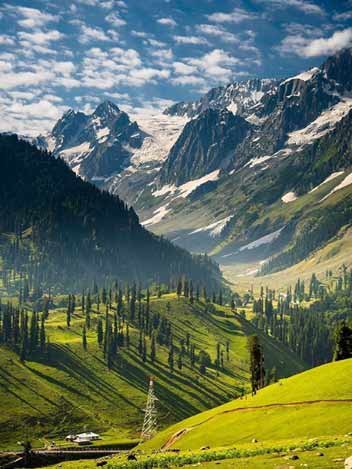 Dal Lake shikara ride and snow-capped peaks in Kashmir