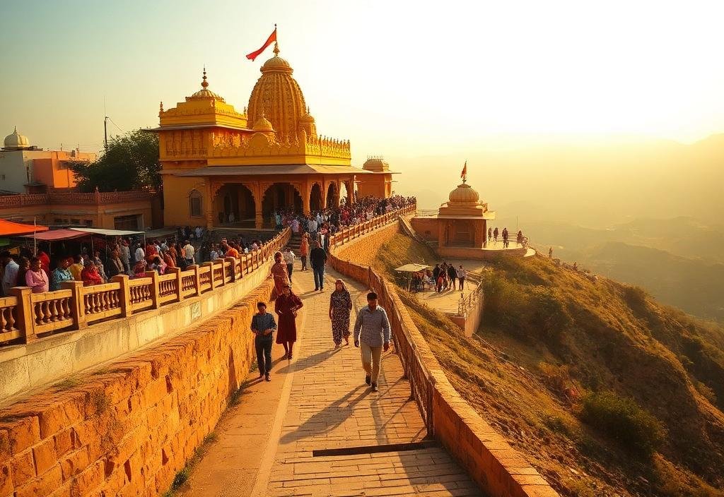 Giriraj Ji Govardhan temple parikrama path in Uttar Pradesh